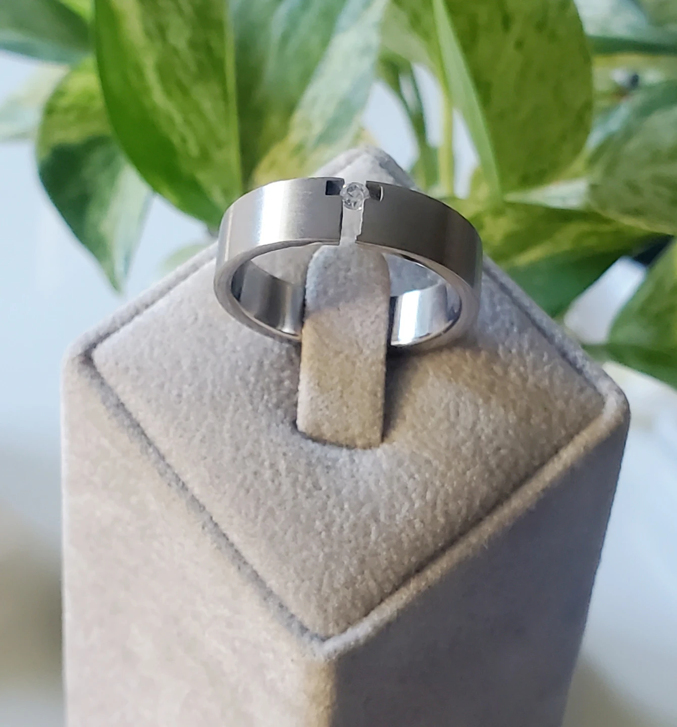 Store Closed. New with tag Steel Ring.  Detail below - photo 2