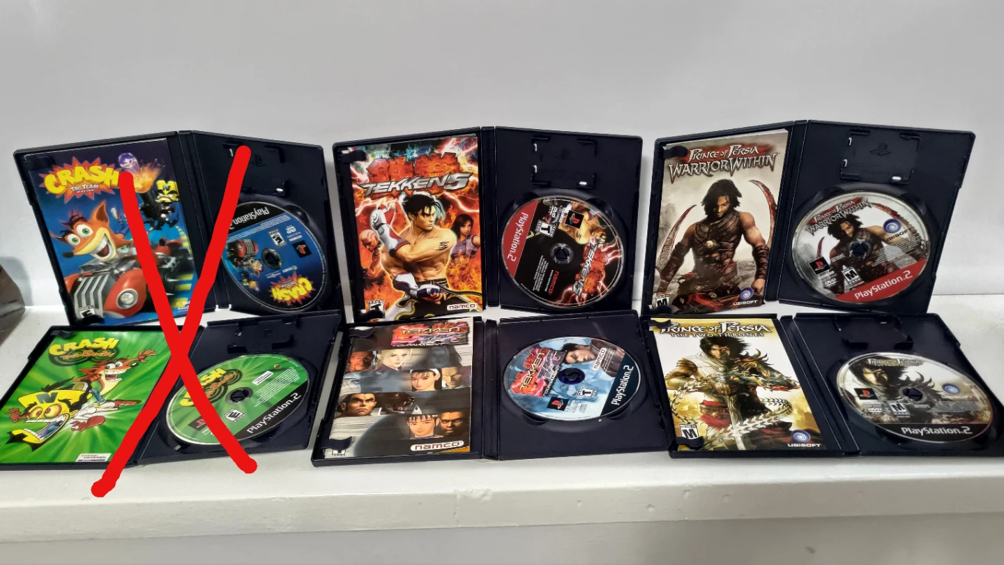 PlayStation 2 Games Bundle - Crash, Tekken, Prince of Persia - photo 2