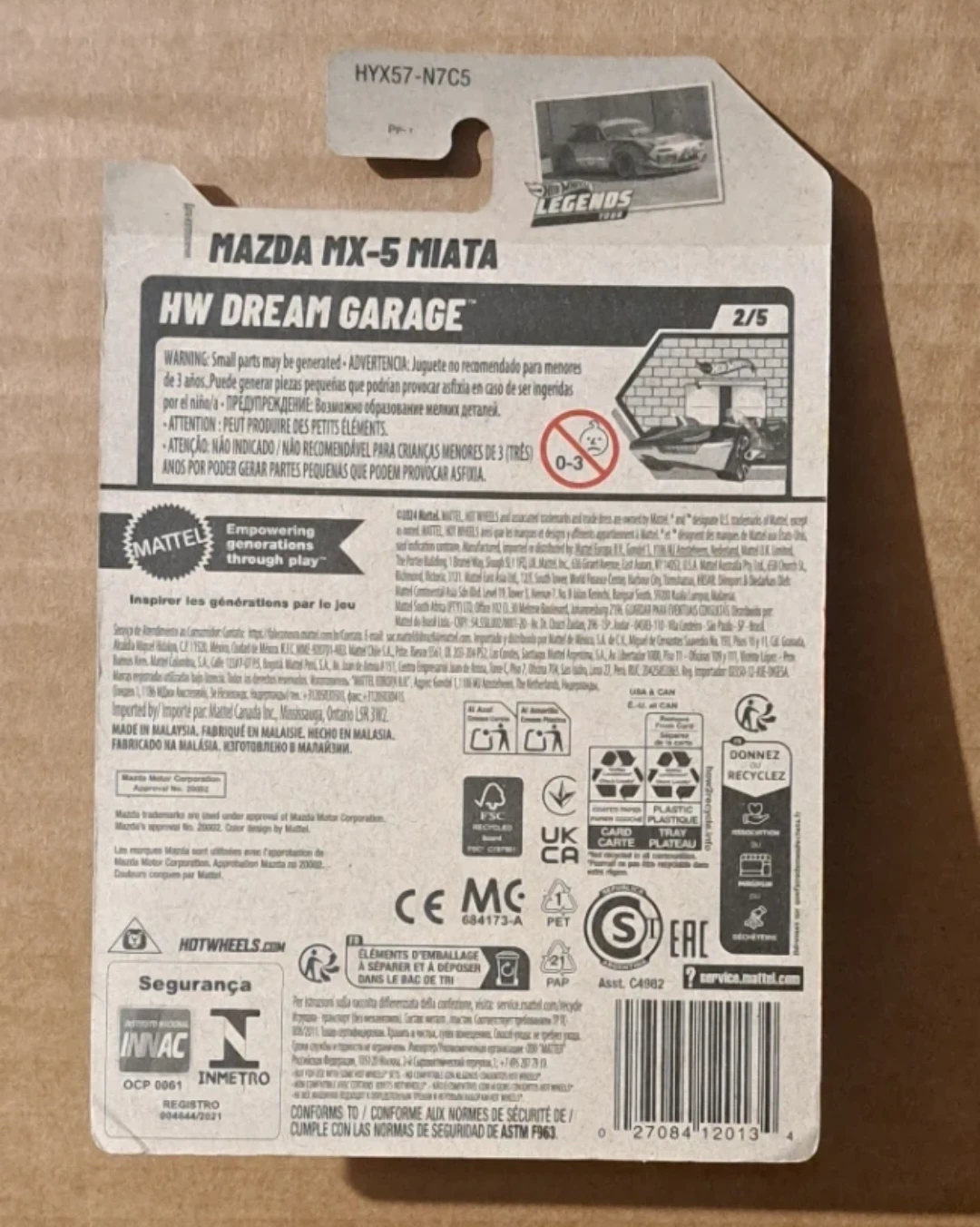 Hot Wheels Mazda MX-5,Green Miata HW Dream Garage - photo 4