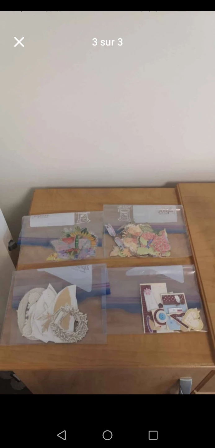 Lot de papier et décorations pour scrapbooking - photo 3