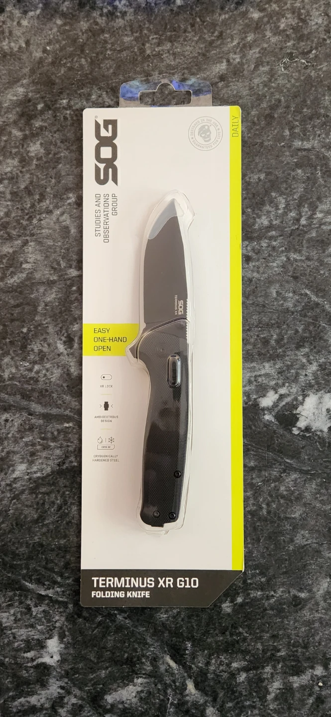SOG Terminus XR G10 Folding Knife