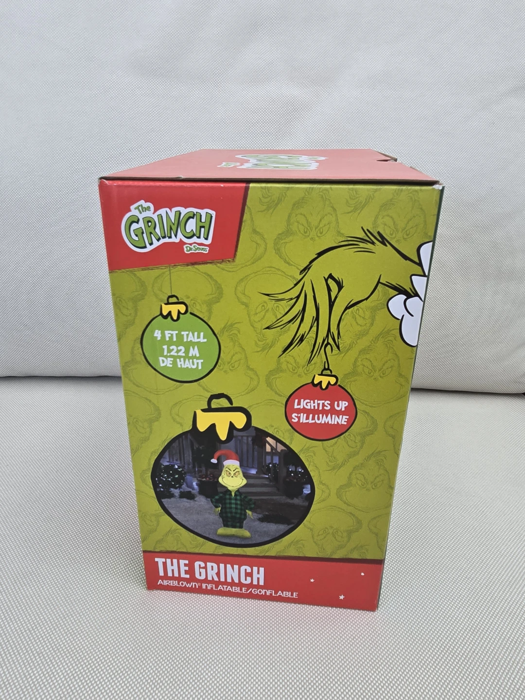 Brand new Christmas inflatable the grinch 4ft tall - photo 4