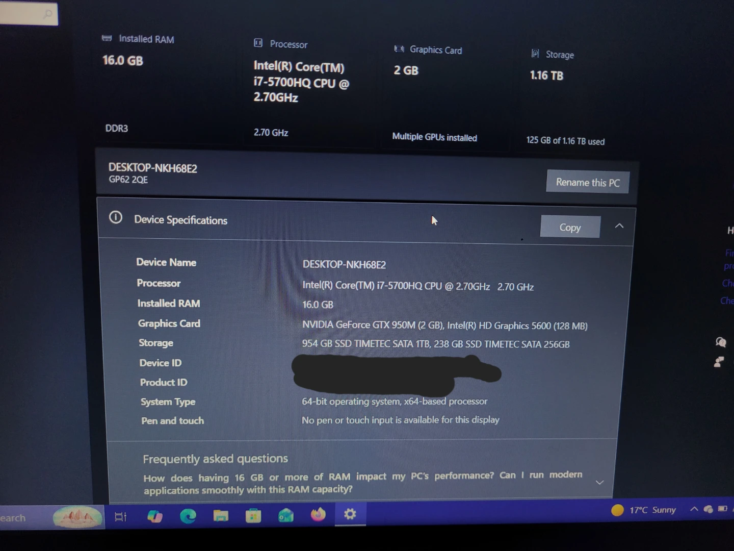 MSI GP62 2QE Leopard Pro Gaming Laptop - photo 2