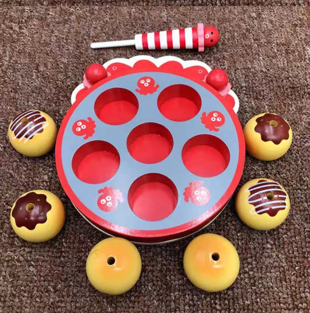 Kids Wooden Octopus Balls Toy Set - photo 3