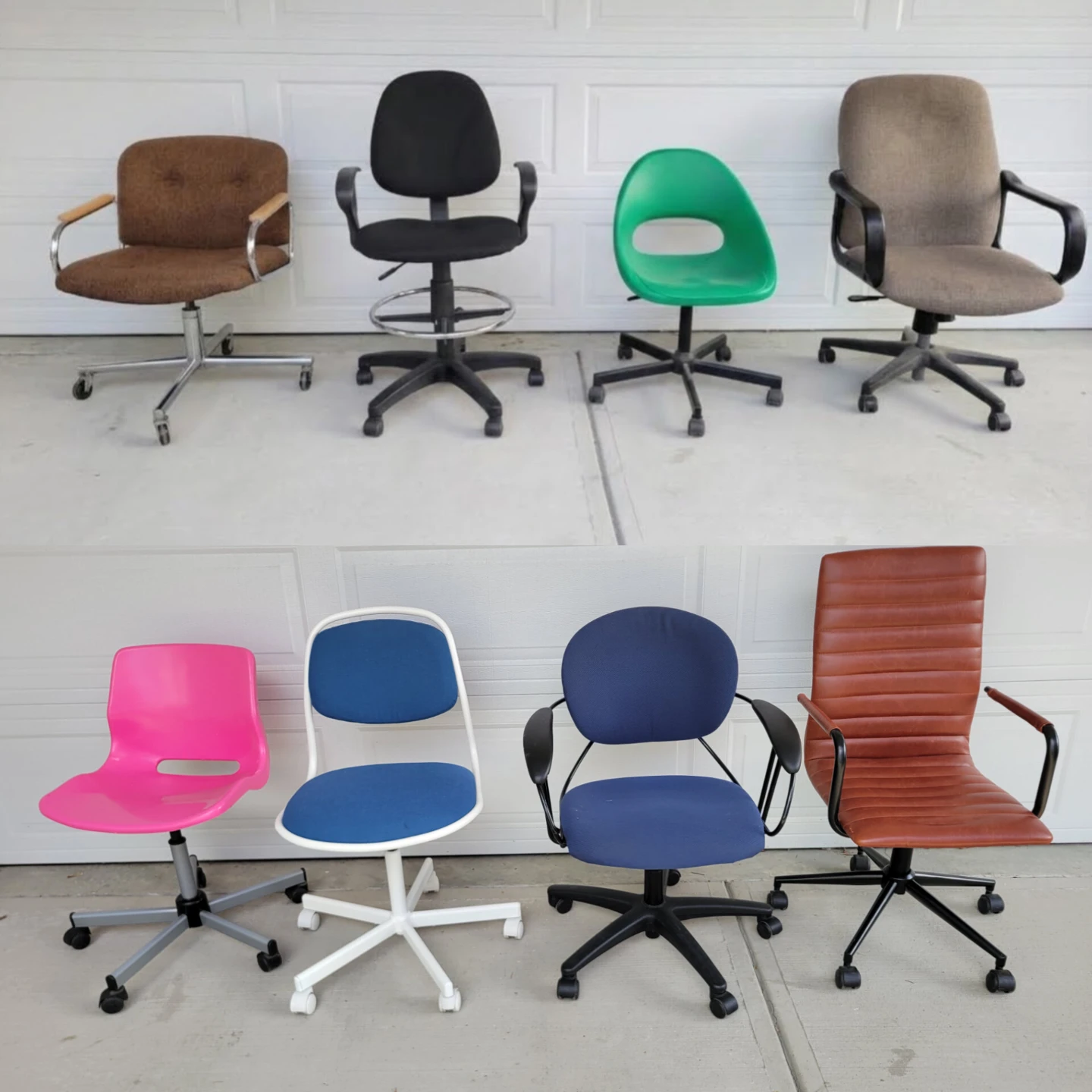 Various Office & Desk Chairs – Retro, Modern & Task Styles