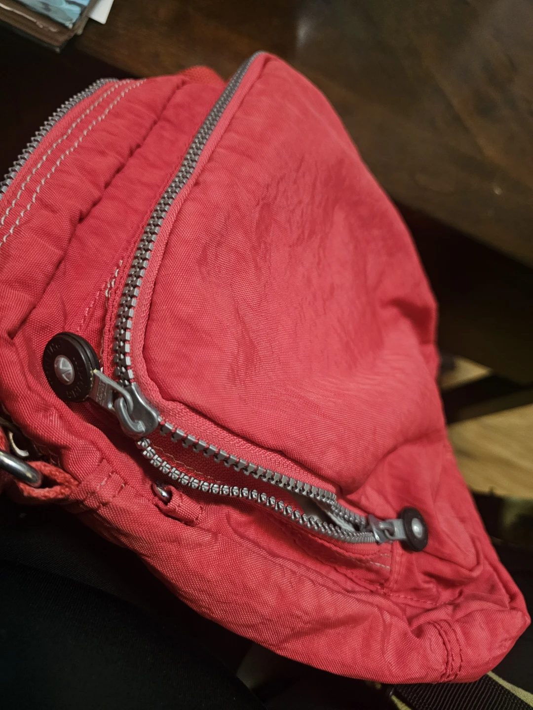 Red Kipling Crossbody Bag