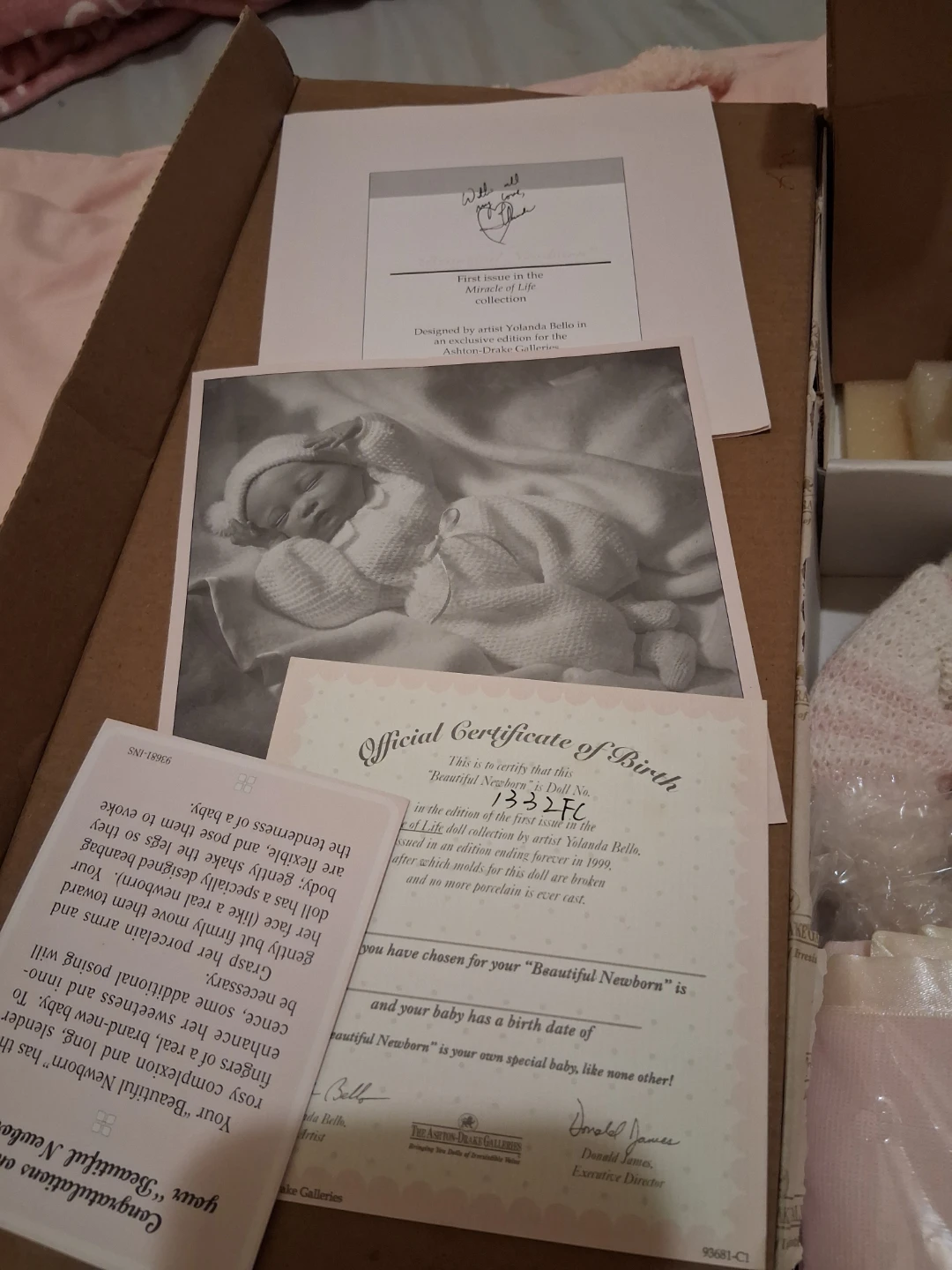 Ashton-Drake Galleries Beautiful Newborn Doll - photo 4