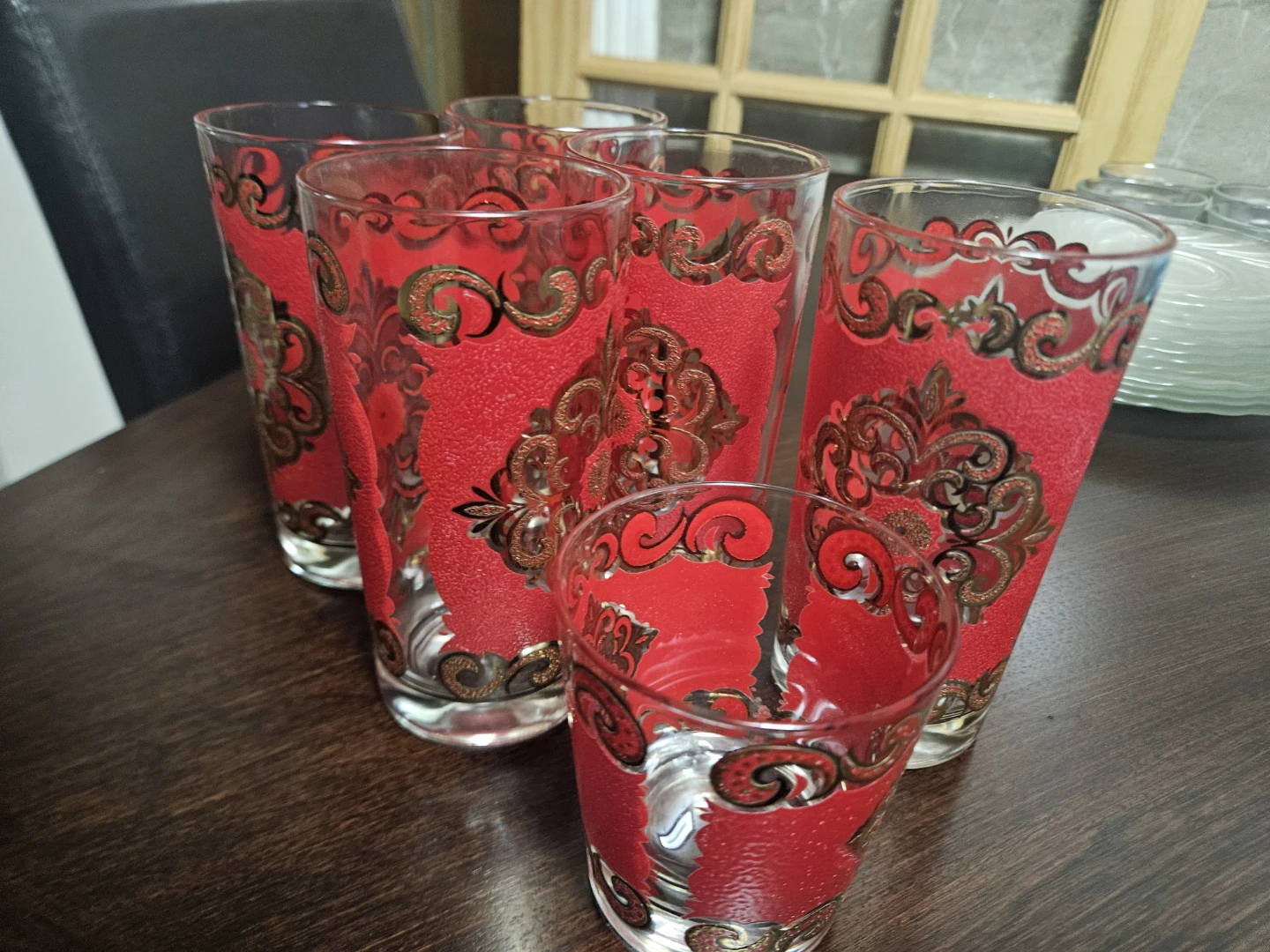 Elegant Glasses- 5- 8 Oz. & 1- 4 oz. - photo 2
