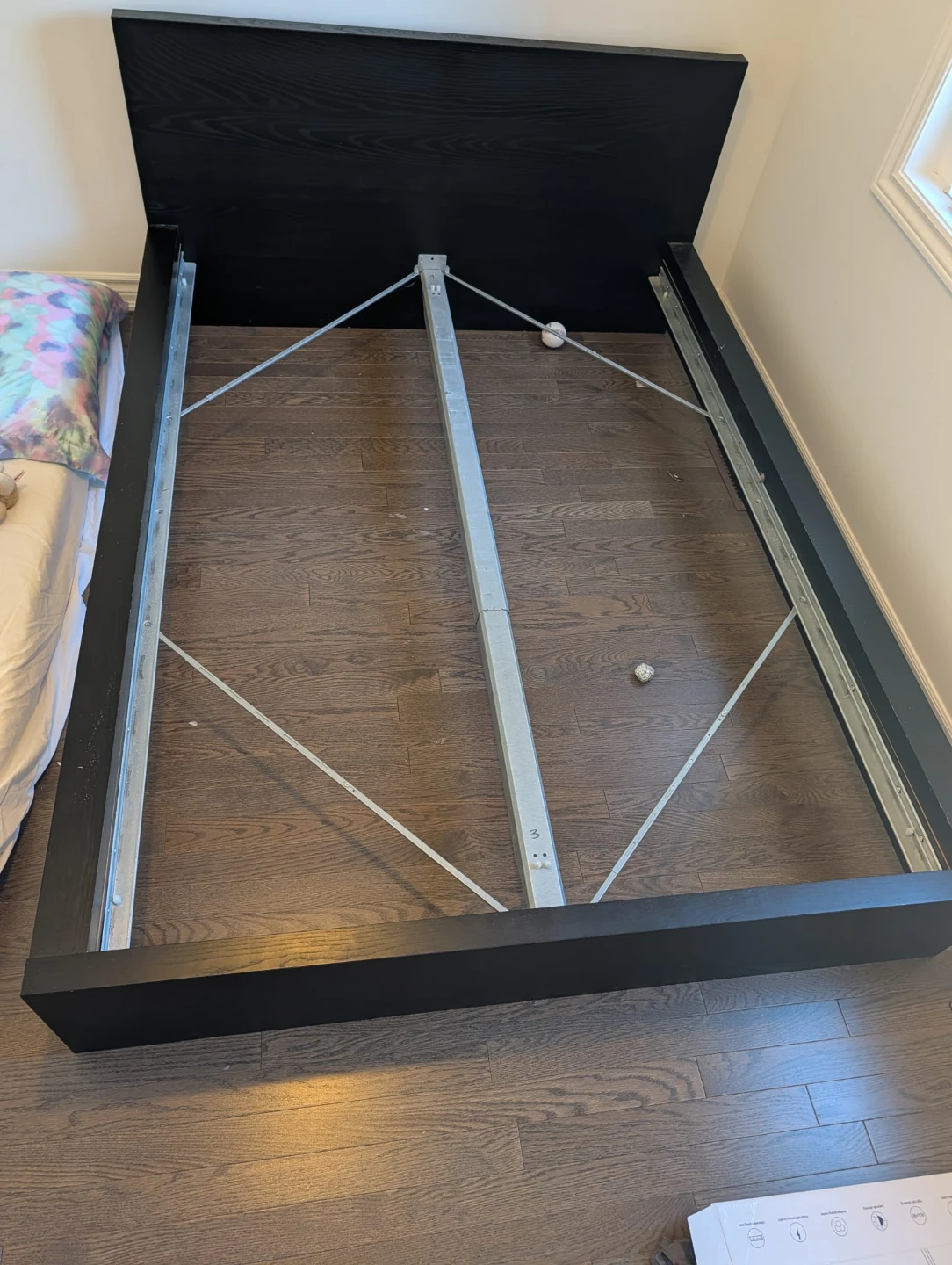 IKEA Malm Black Full Bed Frame