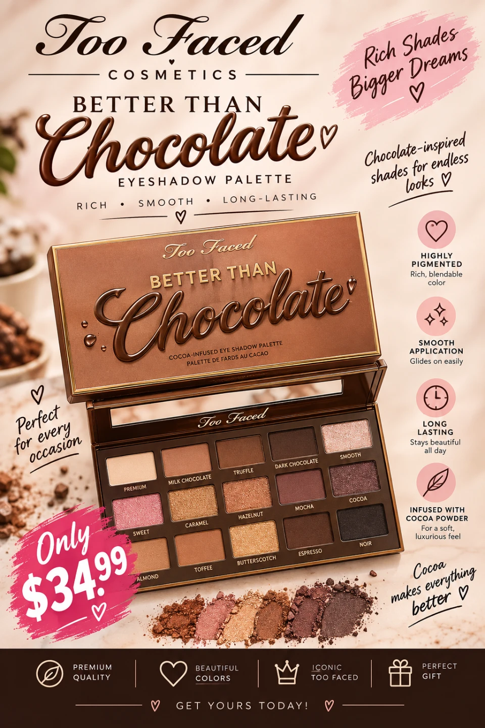 Too Faced Better Than Chocolate Eyeshadow Palette