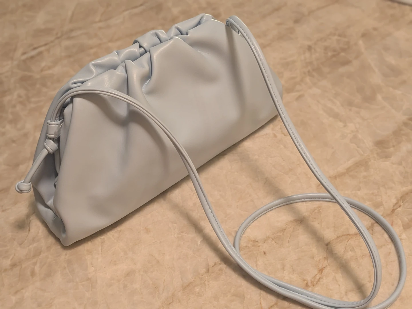 Light Blue Pouch Shoulder Bag