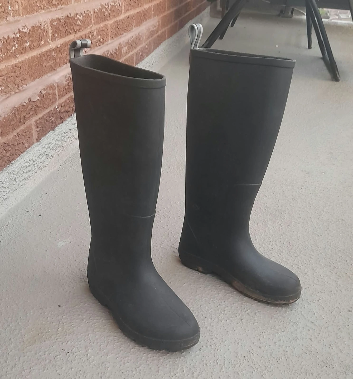 Totes Everywear Rain Boots Black Size 6 🏈
