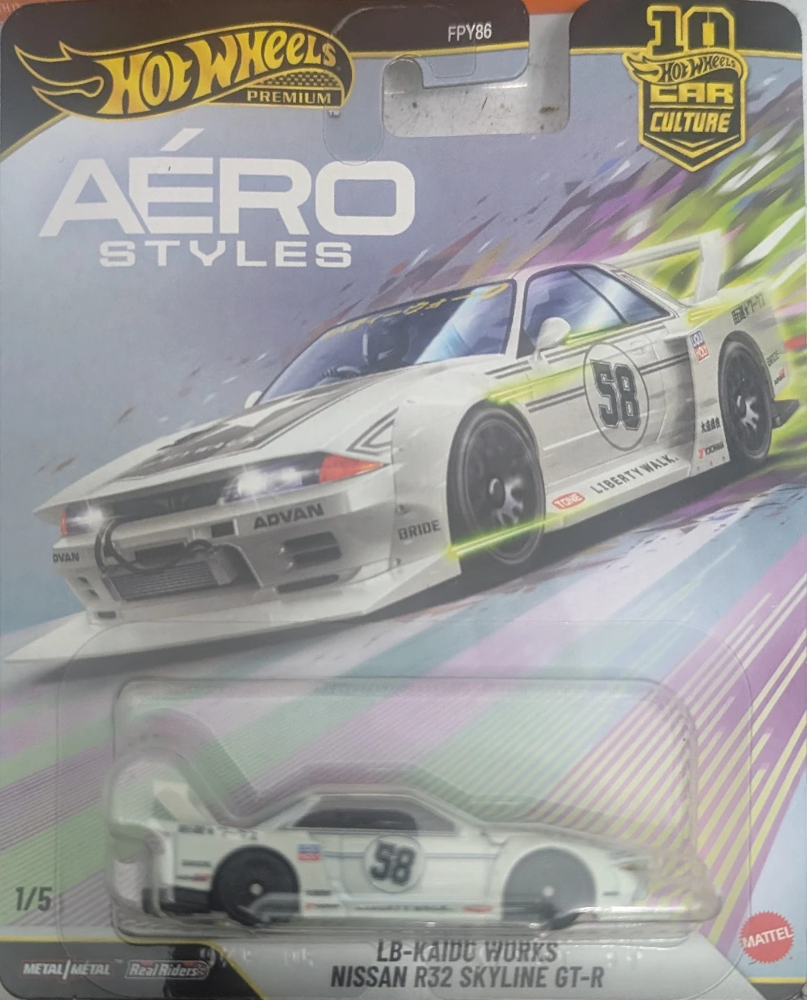 Hot Wheels Premium '26: LB-Kaido Works Nissan R32 Skyline GT-R