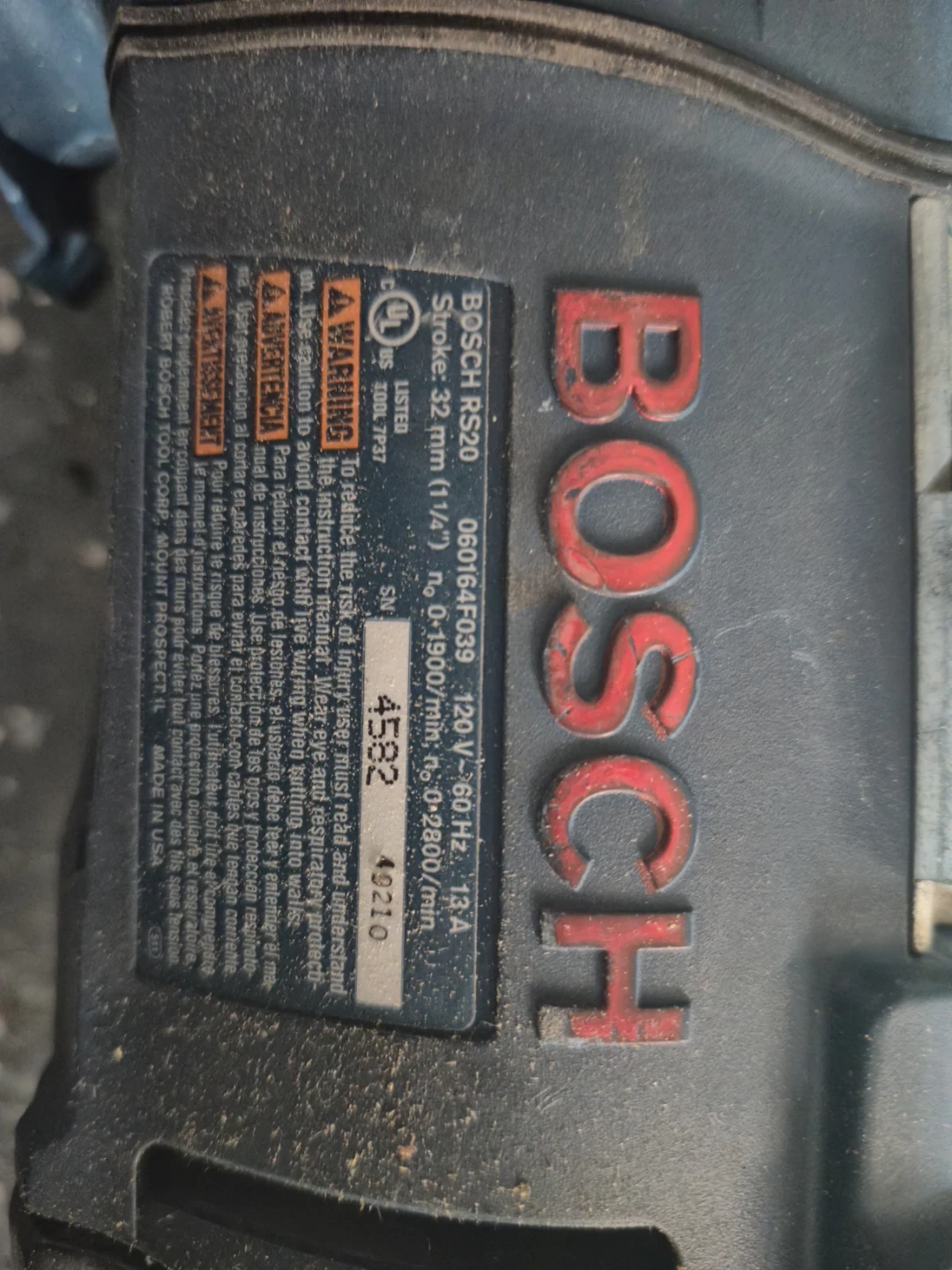 Used Bosch RS20 Reciprocating Saw in perfect condition - photo 2