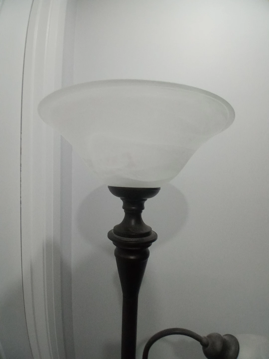 Black Floor Lamp with Adjustable Reading Light - photo 4