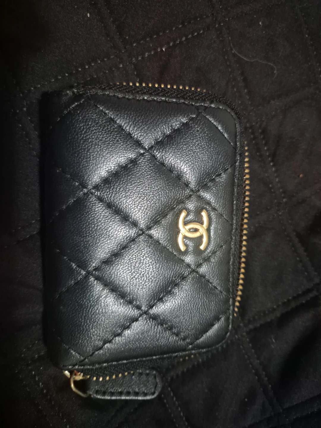 Chanel Quilted Zip Coin Purse - photo 5