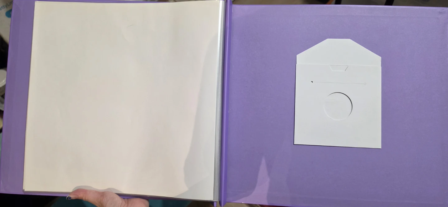Purple Butterfly and Floral Scrapbook - photo 3