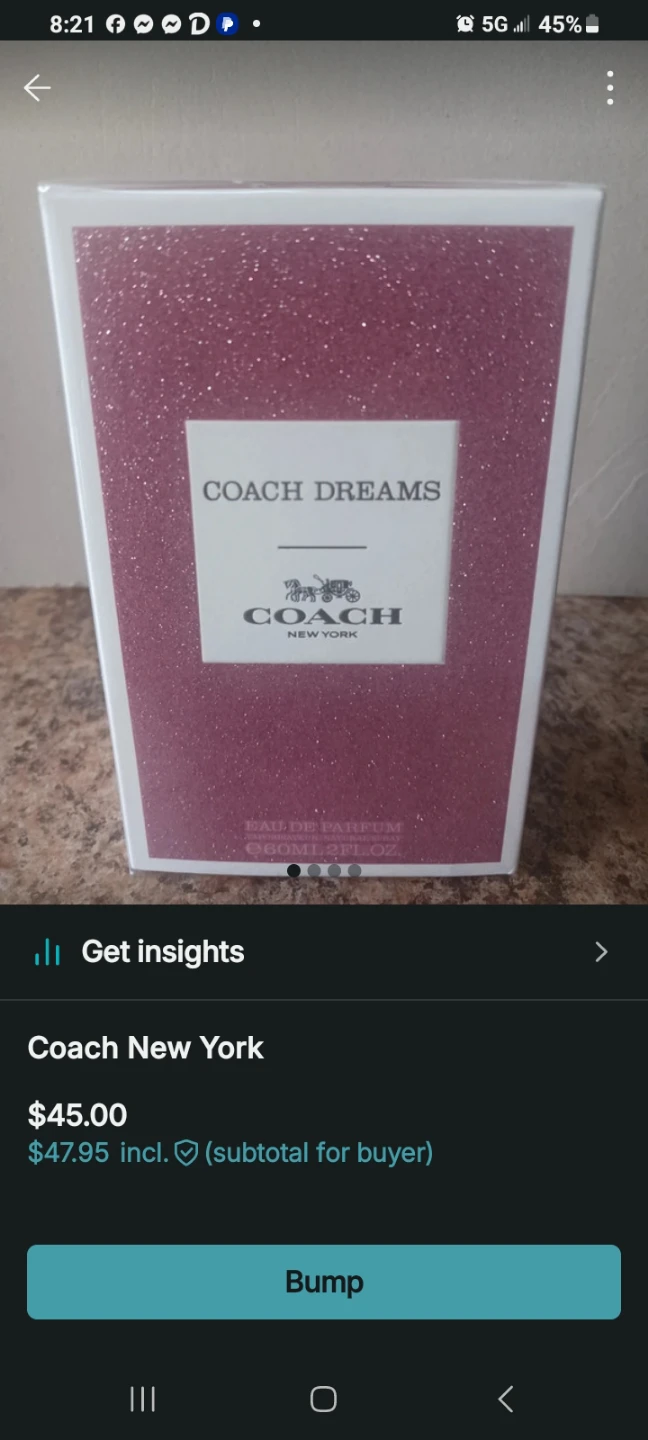 Coach Dreams Eau de Parfum 2 FL OZ