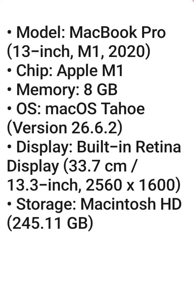 Apple MacBook Pro 13-inch M1 2020 - photo 4