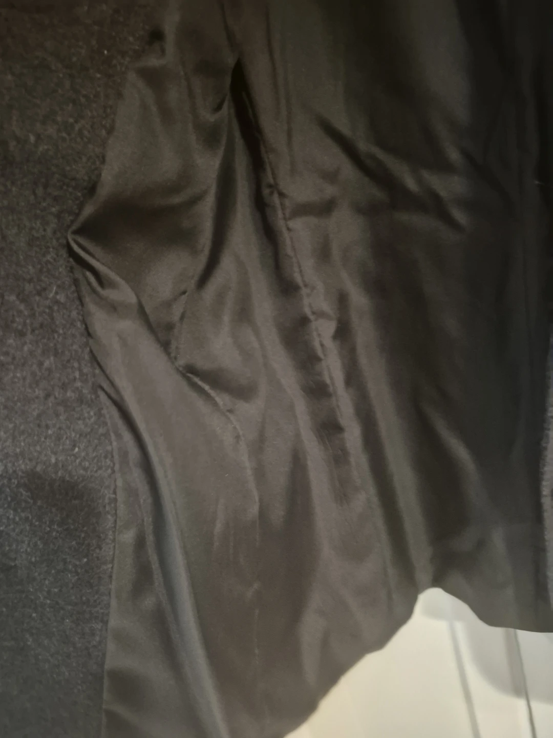 Gloria Vanderbilt dark grey wool blend jacket - photo 5
