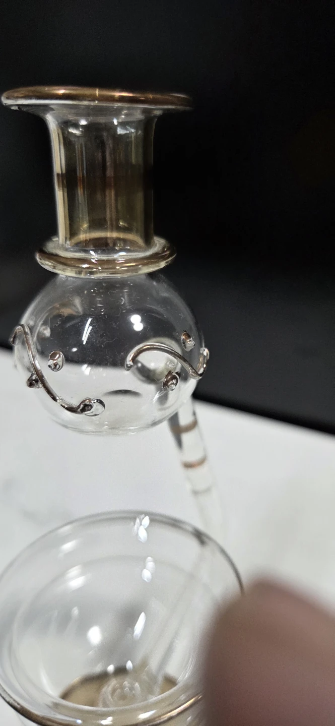 Glass Perfume Diffuser with Gold Trim - photo 2
