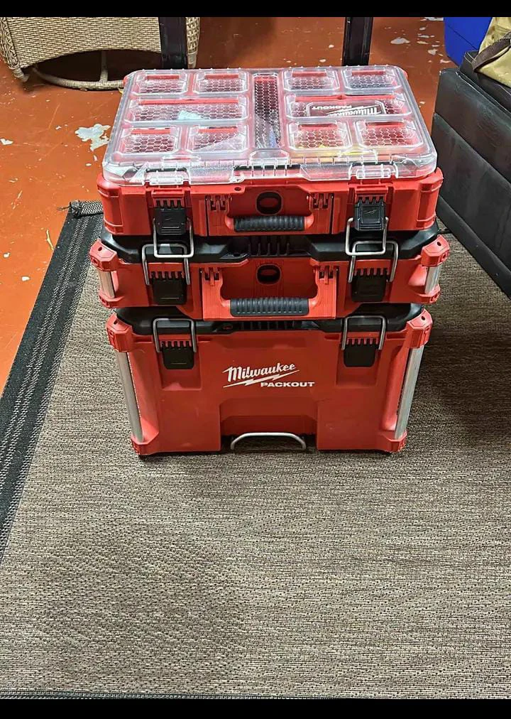 Milwaukee Packout 3-Piece Rolling Storage System