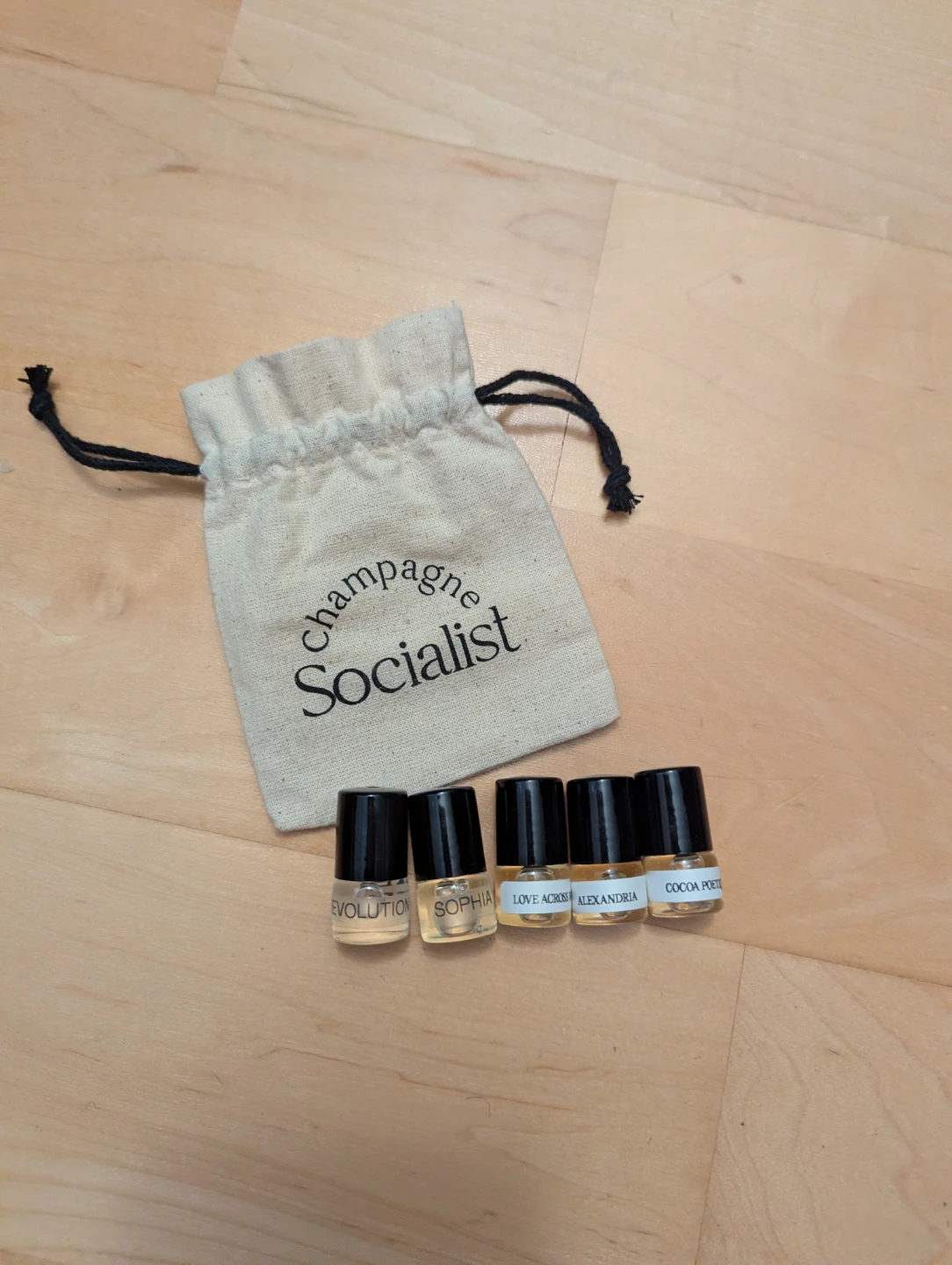 Champagne Socialist Perfume Sample Set
