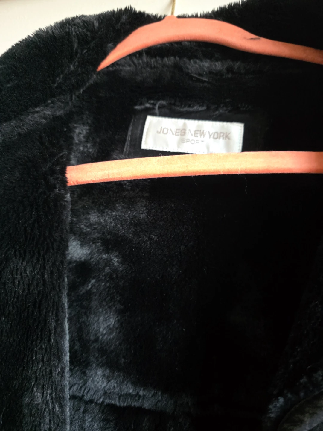 Jones New York Sport Black Faux Fur Lined Coat - photo 4