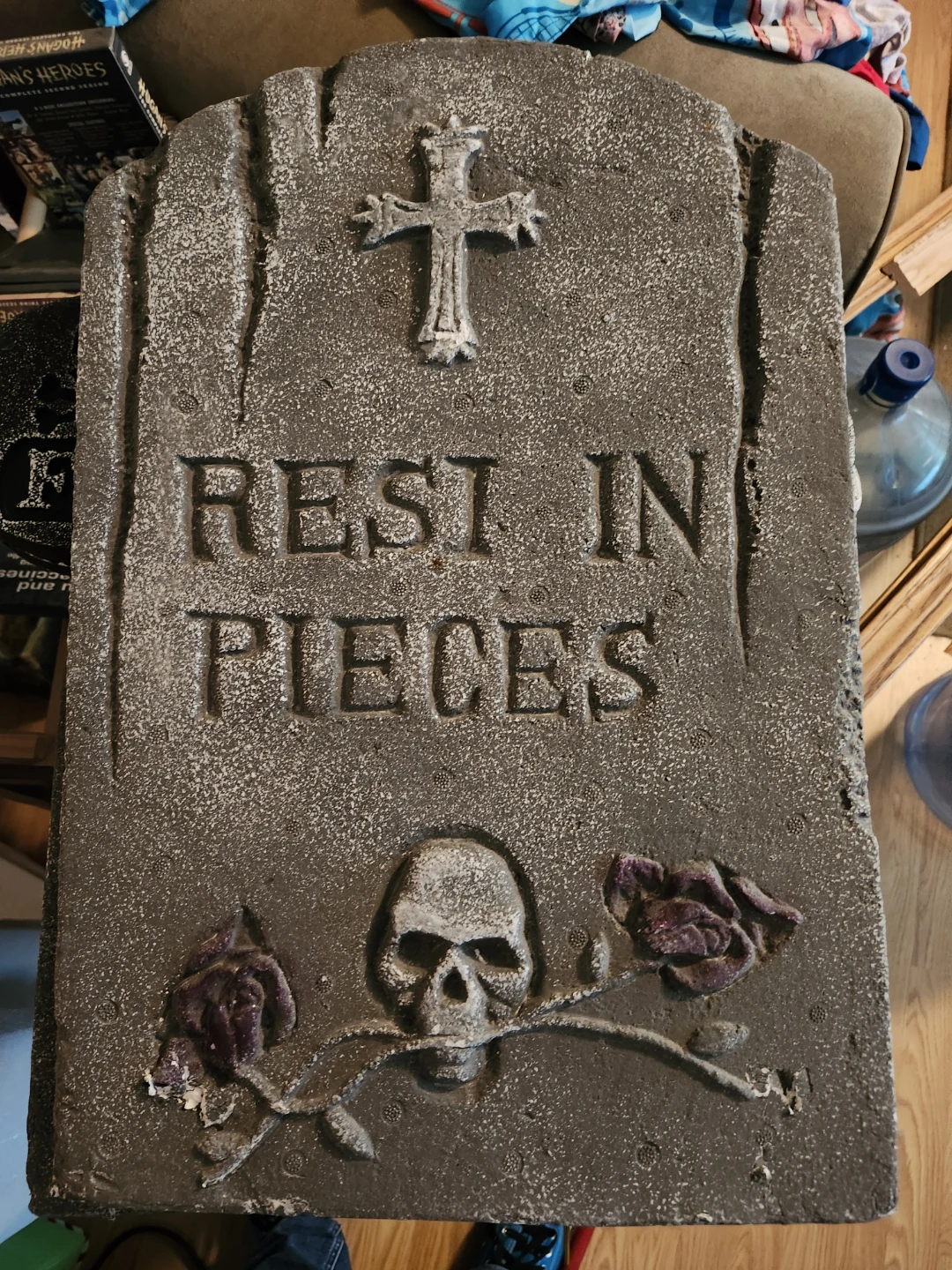 Set of 7 Halloween Tombstone Decorations - photo 3