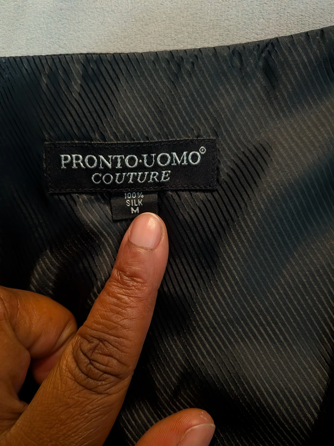 Pronto Uomo Couture 100% Silk Vest Size M - photo 2