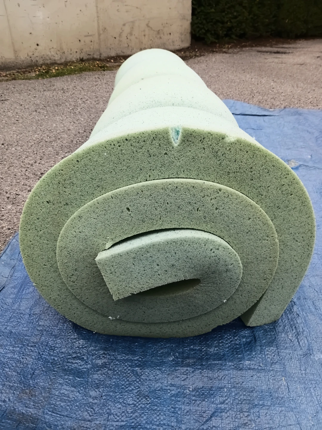 Queen Size High Density 2.5" Memory Foam Topper - photo 2
