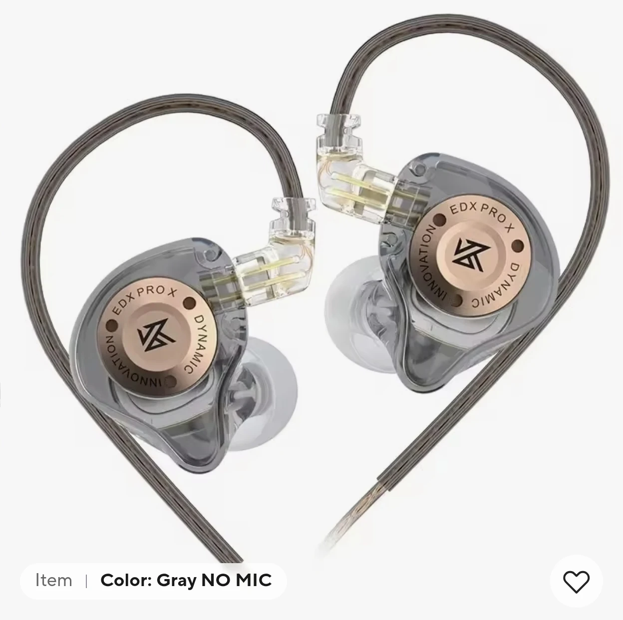 KZ EDX Pro X Wired Earphones