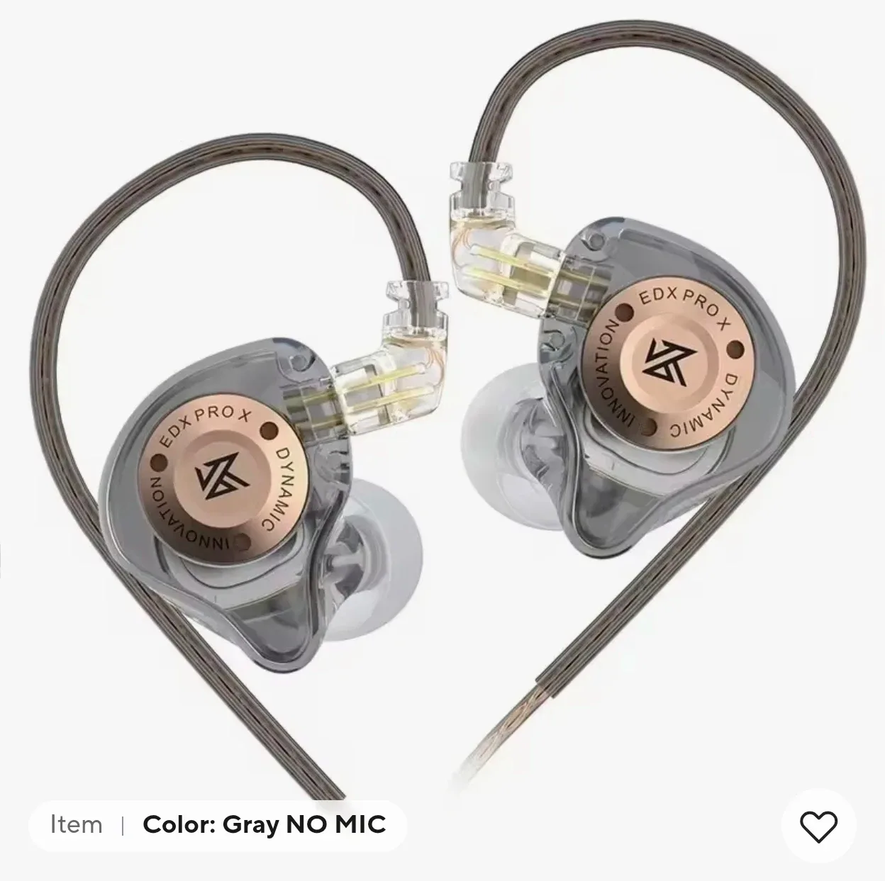 KZ EDX Pro X Wired Earphones
