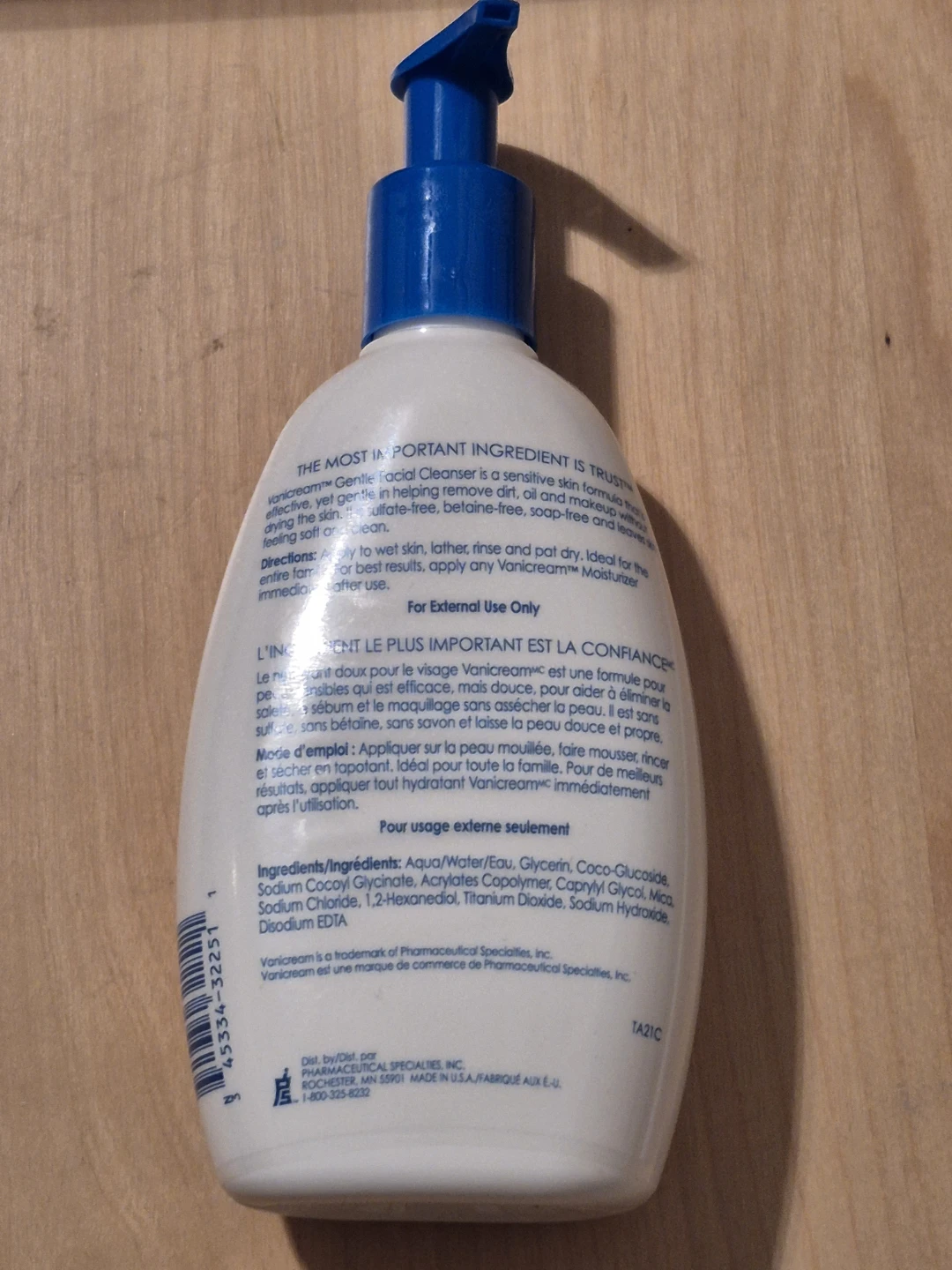 BNIB)Vanicream Gentle Facial Cleanser 237ml - photo 2