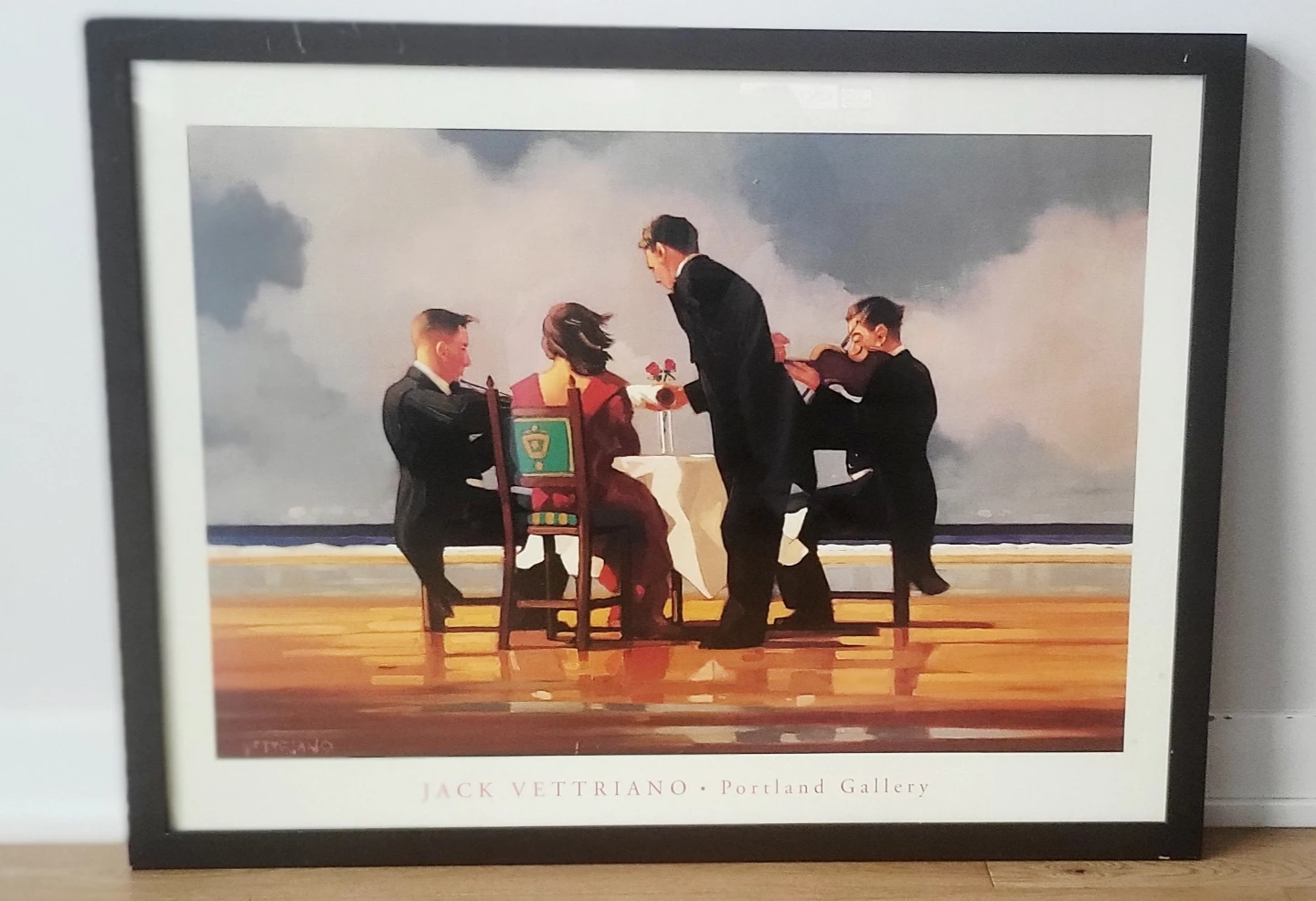 Jack Vettriano Print "Elegy For A Dead Admiral"  Large 26x35" - photo 3