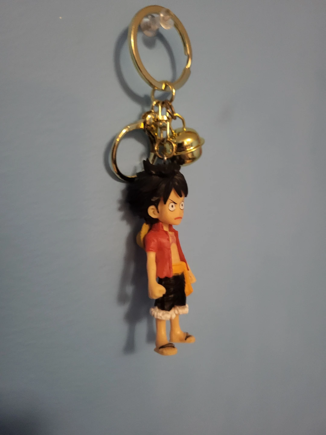 One Piece Luffy Keychain with Bell - photo 2