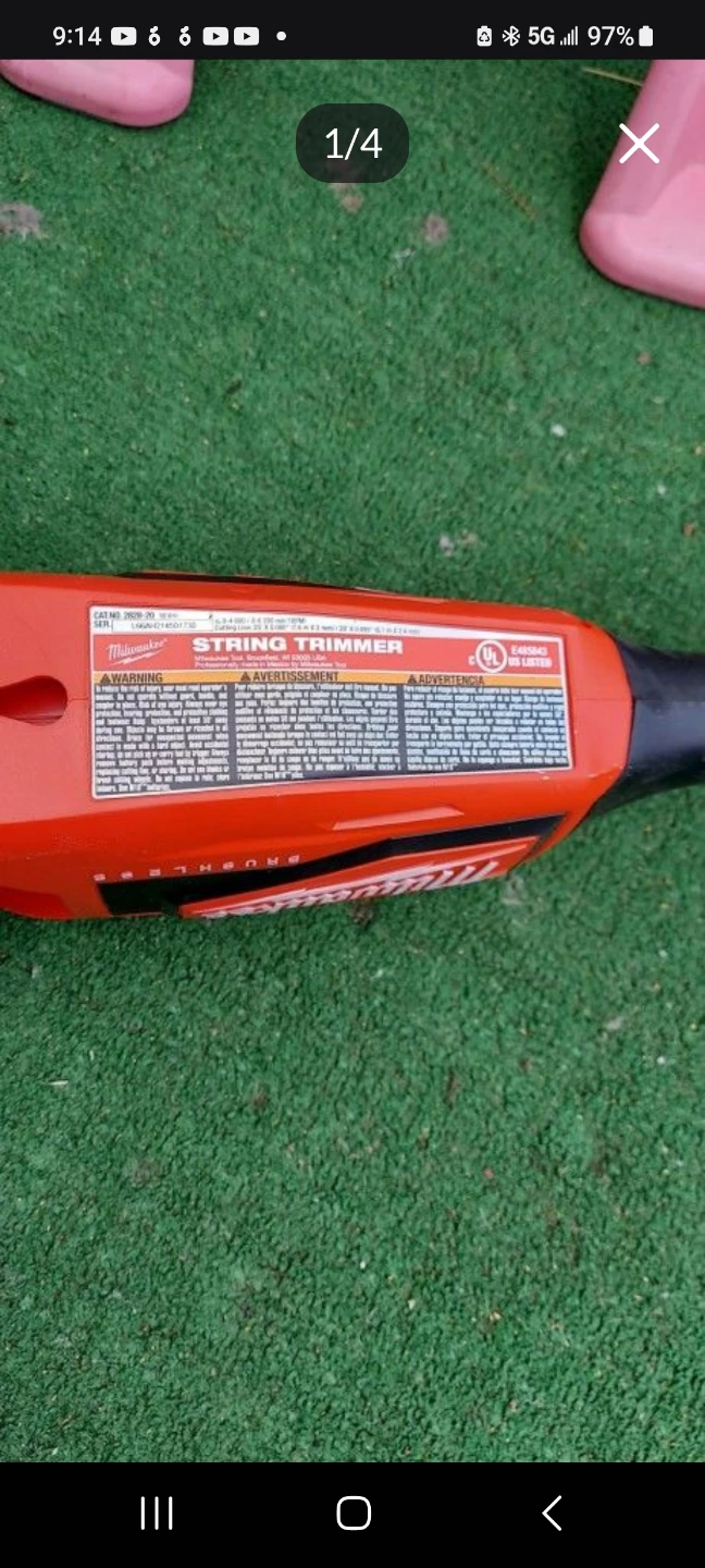 Milwaukee M18 Brushless String Trimmer 2829-20 - photo 3