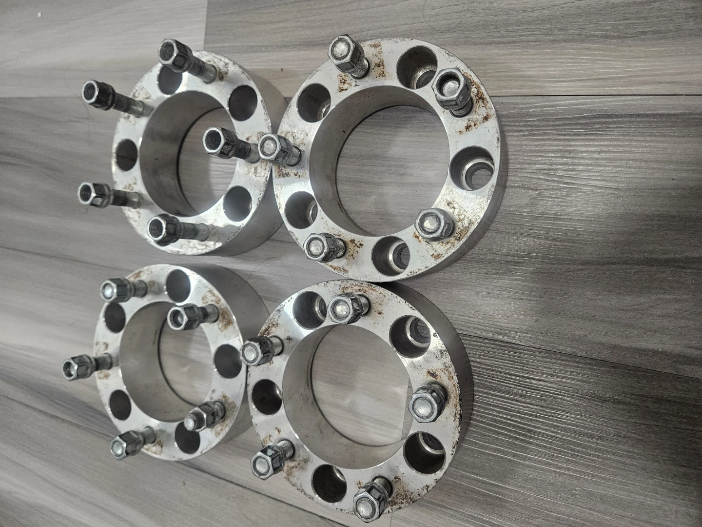 Set of 4 Wheel Spacers 5x5 Bolt Pattern 2 Inch - photo 3