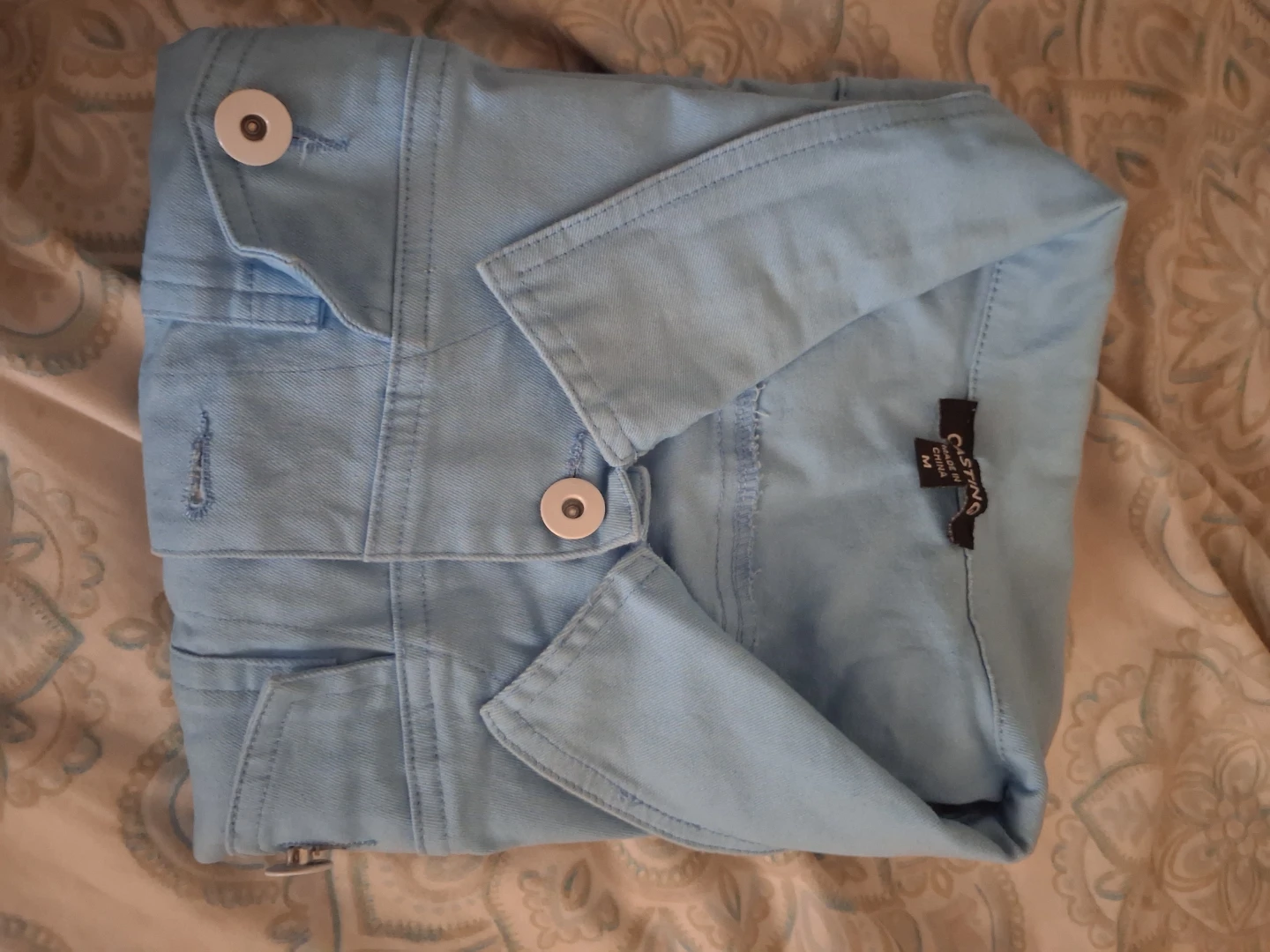 Casting Light Blue Denim Vest - photo 2