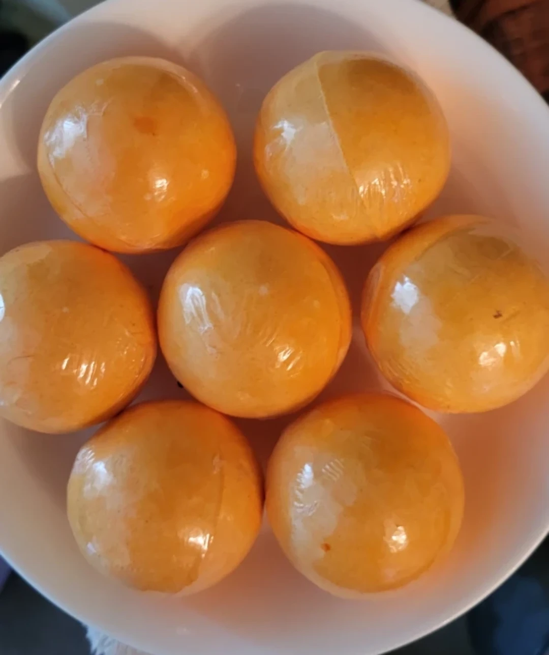 Set of 7 Orange Bath Bombs
