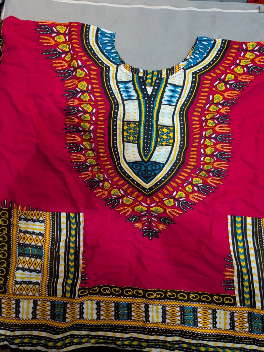 Izzy & Liv Pink Dashiki Shirt