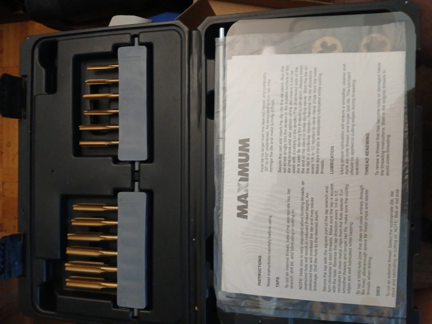 Maximum 26-Piece SAE Tap & Die Set - photo 4