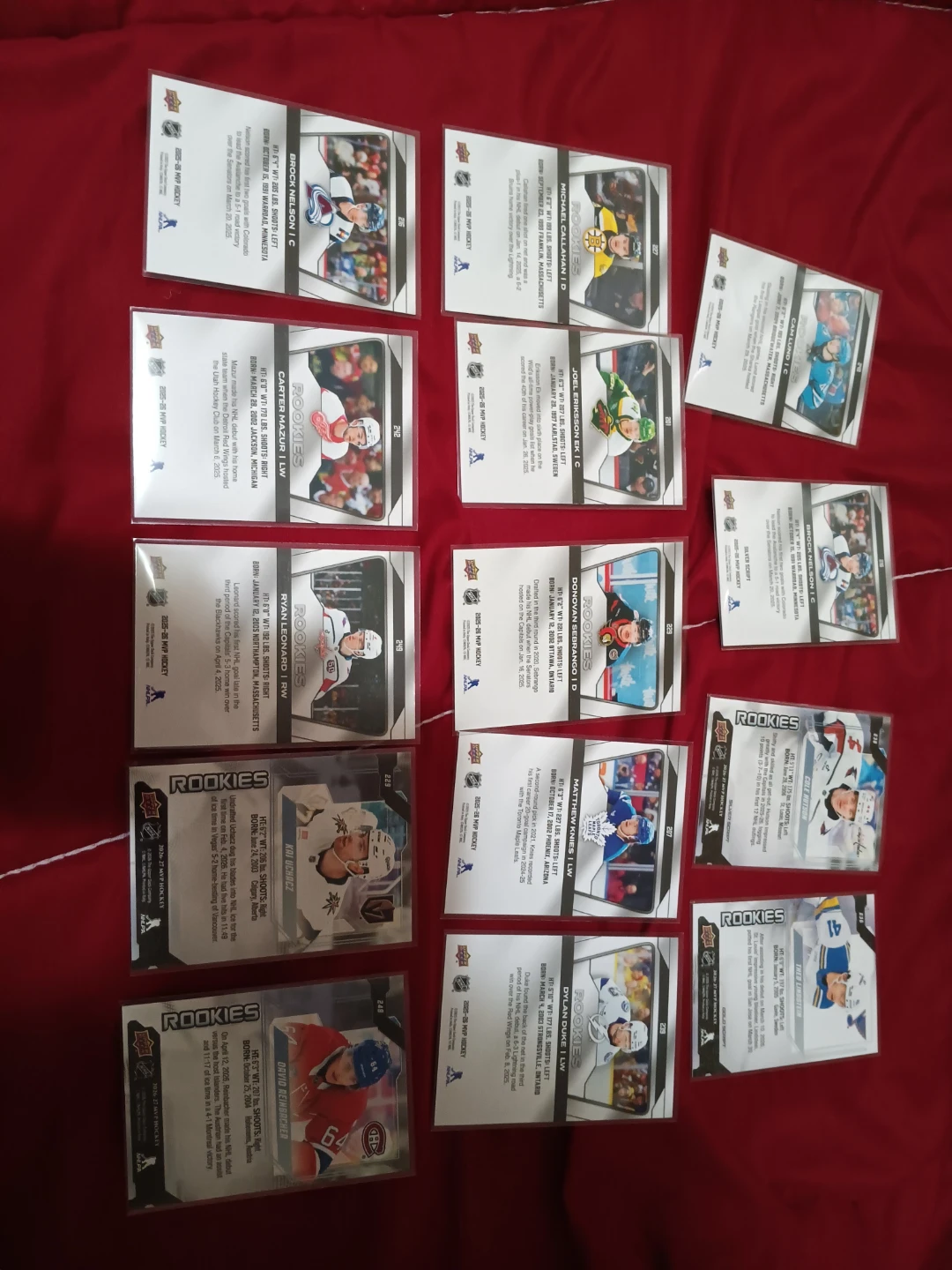 Set of 13 Upper Deck MVP Hockey Trading Cards - photo 2