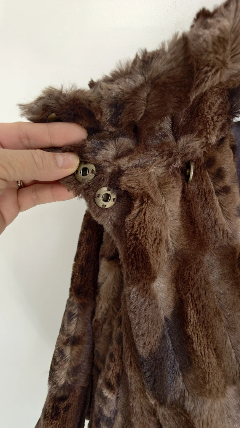 Cynthia Rowley Brown Faux Fur Jacket - photo 2