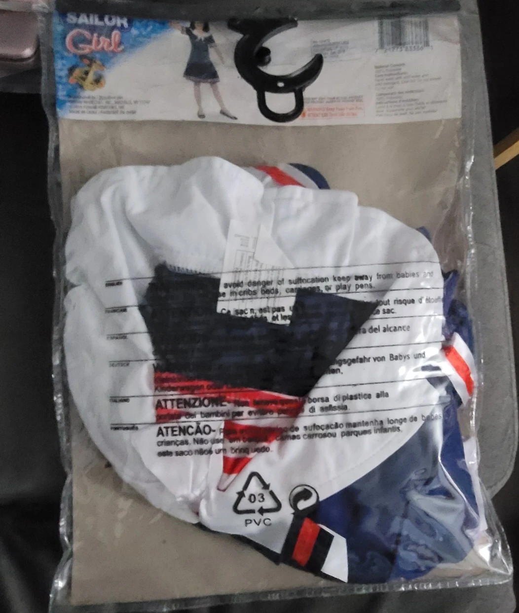 Sailor Girl Costume Child Large - photo 4