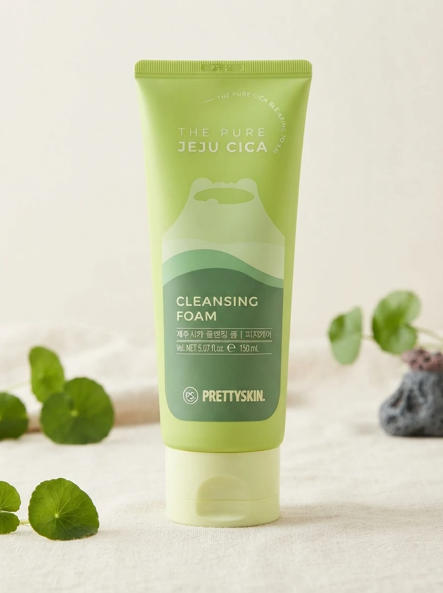 PRETTYSKIN The Pure Jeju Cica Cleansing Foam - photo 2
