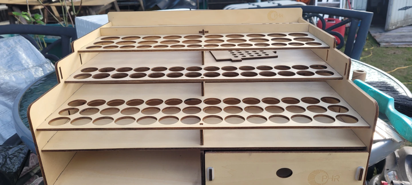 PHR Wooden Paint Organizer Rack - photo 2