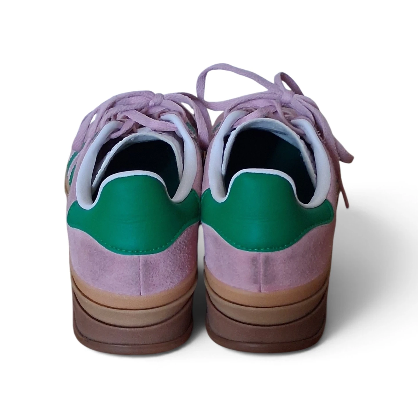 Adidas Gazelle Bold Platform True Pink & Green Size 7.5 / IE0420 - photo 5