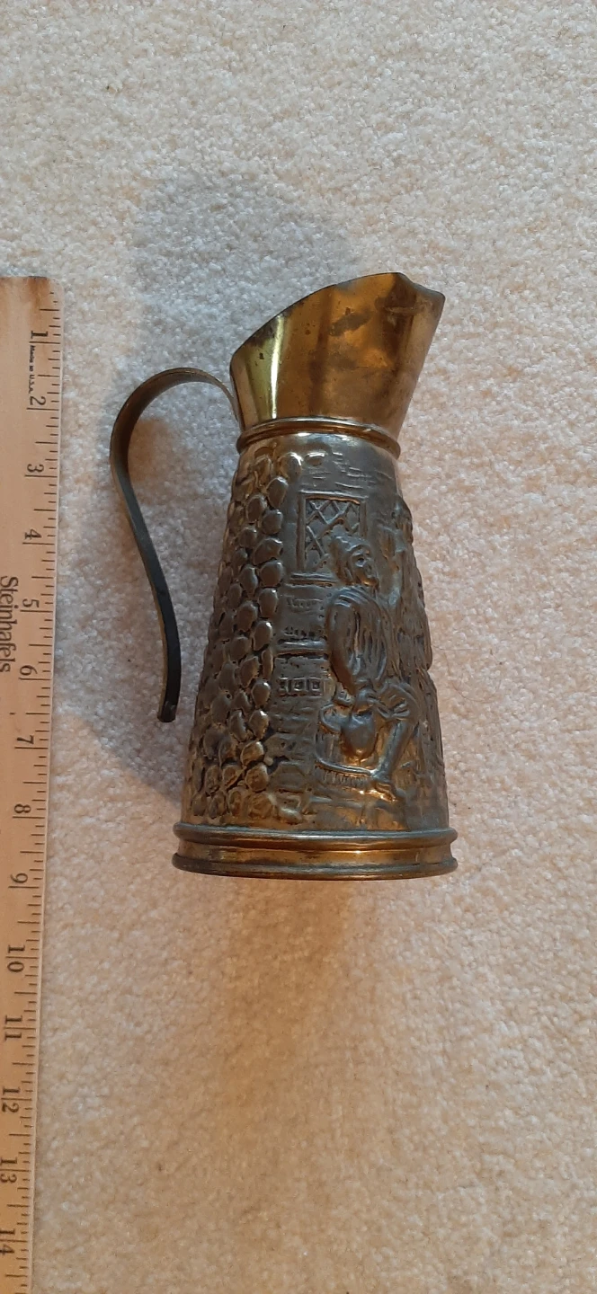 Vintage brass pitcher-Holland - photo 2