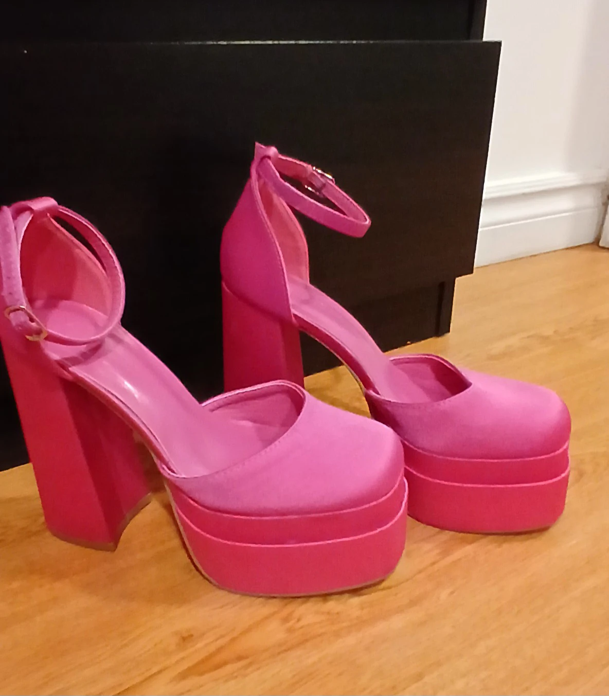 Hot Pink Platform Heels